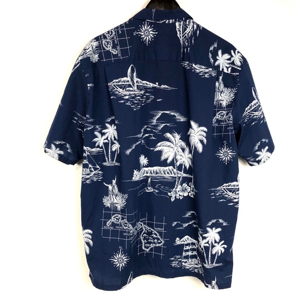 Royal Creations Blue Hawaiian Shirt Size XL - Picture 2 of 5